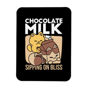 Chocolademelk nippen aan gelukzaligheid – Kawaii k Magneet