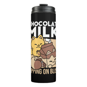 Chocolademelk nippen aan gelukzaligheid – Kawaii k Thermosbeker