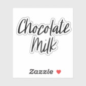 Chocolademelk Opslag Sticker (Vel)
