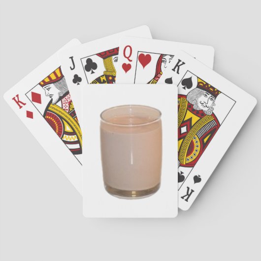Chocolademelk Speelkaarten (Achterkant)