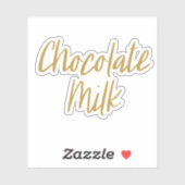 Chocolademelk Sticker (Vel)
