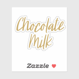 Chocolademelk Sticker