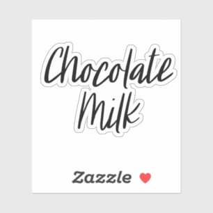 Chocolademelk Sticker