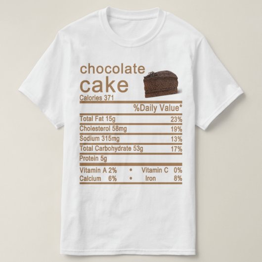 chocolademelk t-shirt (Design voorkant)