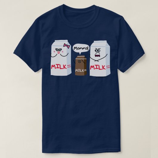 CHOCOLADEMELK T-SHIRT (Design voorkant)