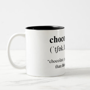 ChocoladeMok Tweekleurige Koffiemok