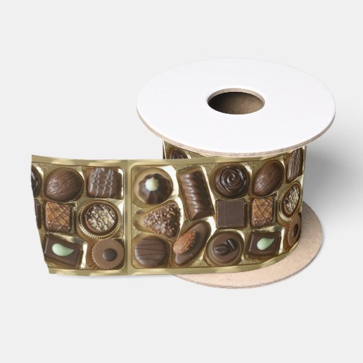chocolademonsters satijnen lint (Spoel)