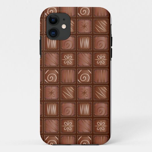 Chocoladepatroon Case-Mate iPhone Case (Achterkant)