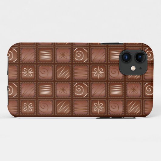 Chocoladepatroon Case-Mate iPhone Case (Achterkant (horizontaal))