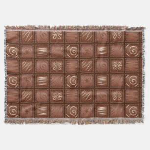 Chocoladepatroon Deken