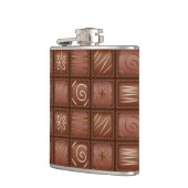 Chocoladepatroon Heupfles (Links)