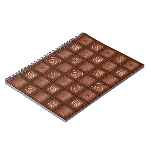 Chocoladepatroon Notitieboek (Linkerzijde)