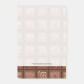 Chocoladepatroon Post-it® Notes (Voorkant)