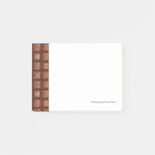 Chocoladepatroon Post-it® Notes (Voorkant)