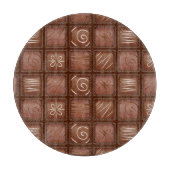 Chocoladepatroon Snijplank (Voorkant)