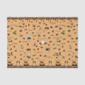  chocoladepatroon tissuepapier (Voorkant)