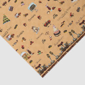  chocoladepatroon tissuepapier (Detail)