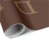 Chocoladepatroon van namen cadeaupapier (Rol Hoek)