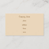 Chocoladepatroon Visitekaartje (Achterkant)