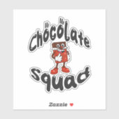 Chocoladeplein Sticker (Vel)
