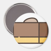 chocoladepot magneet (Voorkant / Achterkant)