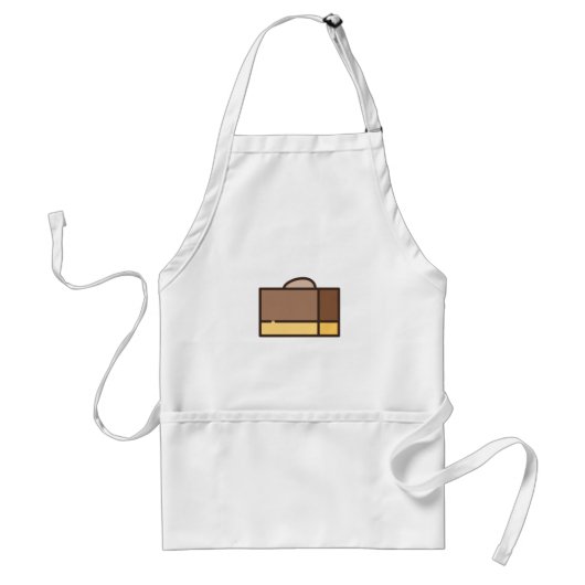 chocoladepot standaard schort (Voorkant)