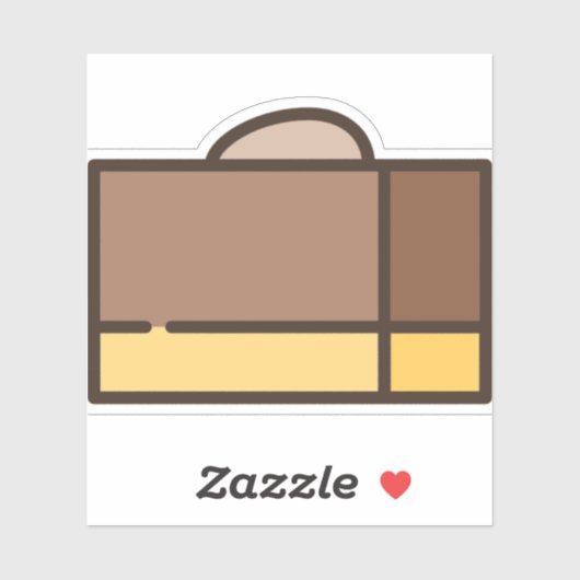 chocoladepot sticker (Vel)