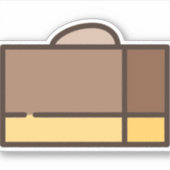 chocoladepot sticker (Voorkant)
