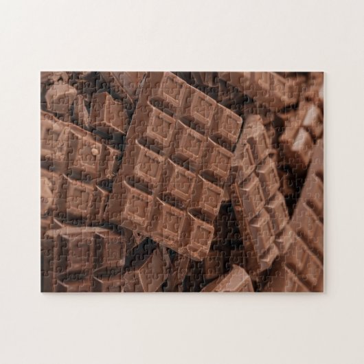Chocoladepuzzel Legpuzzel (Horizontaal)