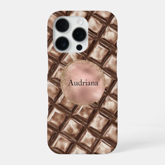 Chocoladereep iPhone hoesje (Achterkant)