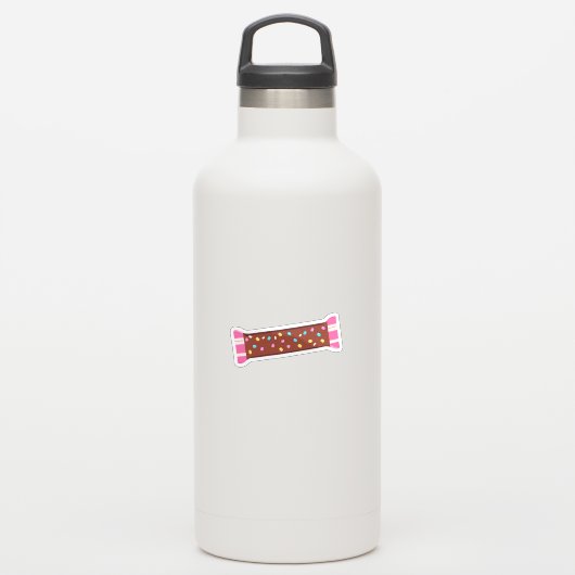 Chocoladereep Sticker (Waterfles)