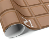 Chocoladereep voor 21e verjaardag  cadeaupapier (Rol Hoek)