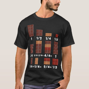 Chocoladereep Zoete Donkere Ingrediënten Gebak T-shirt