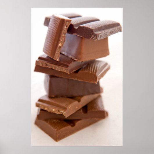 Chocoladereepposterprint Poster (Voorkant)