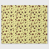  Chocoladerepen Snoep en Chocoladepatroon Cadeaupapier (Vlak)