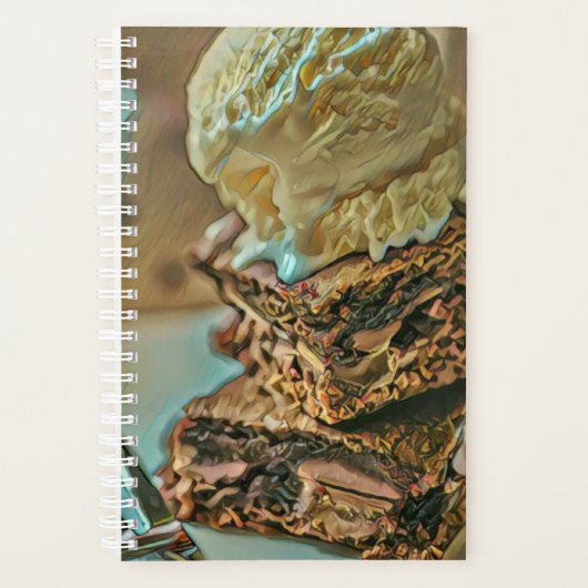 Chocoladeroomcrèmecake Planner (Voorkant)