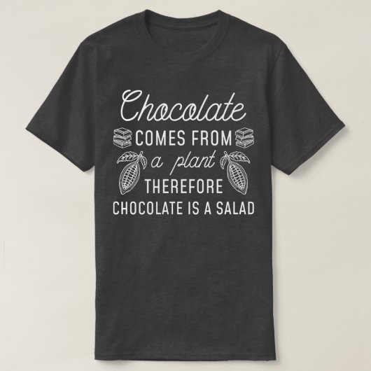 Chocoladesalade 1 t-shirt (Design voorkant)