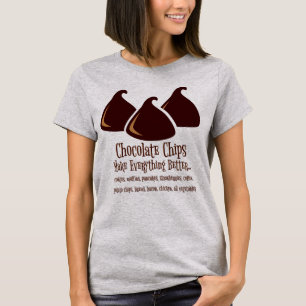 Chocoladeschilfers maken alles beter t-shirt