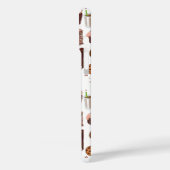 Chocoladesmaak snoepjes met patroon voor chocolove Case-Mate iPhone case (Achterkant / Links)