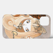 ChocoladeSnoep en Bunny en Girl Case-Mate iPhone Case (Achterkant (horizontaal))