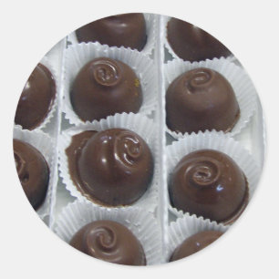 ChocoladeSnoep Ronde Sticker