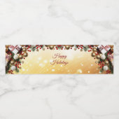 ChocoladeSnoep Waterfles Etiket (Enkel label)