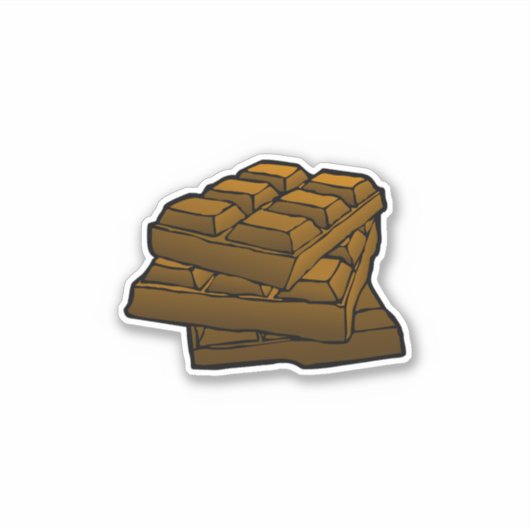 ChocoladeSticker Sticker (Voorkant)