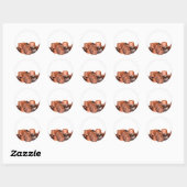 ChocoladeStickers Ronde Sticker (Vel)