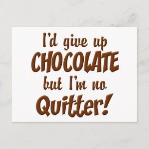Chocoladestop Briefkaart
