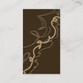 Chocoladestrengen Visitekaartje (Achterkant)