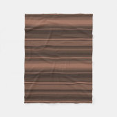 Chocoladestrepen Fleece Deken (Voorkant)