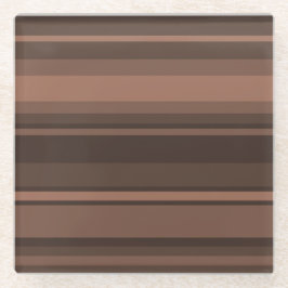 Chocoladestrepen Glazen Onderzetter