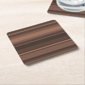 Chocoladestrepen Kartonnen Onderzetters (Schuin)