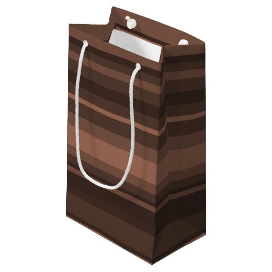 Chocoladestrepen Klein Cadeauzakje (Voorkant Gekanteld)